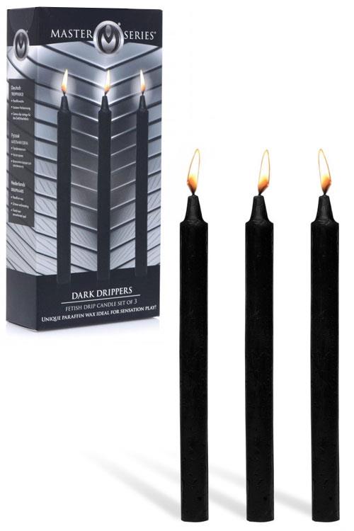 Master Series 7″ Fetish Drip Candles (3 Pack)