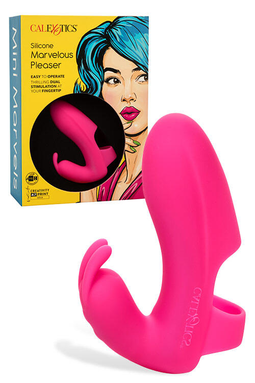 Calexotics Mini Marvels Pleaser Rabbit Finger Vibrator