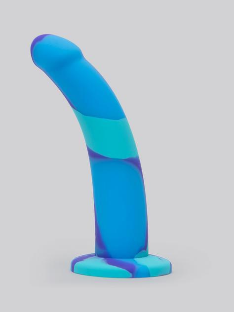 Lovehoney Air and Water Curved Silicone Suction Cup Dildo 7 Inch