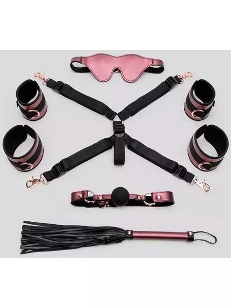 Bondage Boutique Seduce Me Lover’s Bed Bondage Kit (6 Piece)