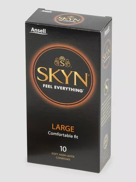 SKYN Large Non latex Condoms 56mm (10 Pack)