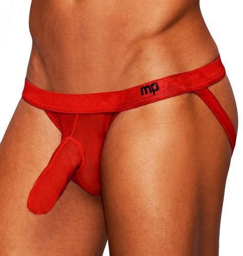 Male Power Sheer Mini Hose Jock Strap