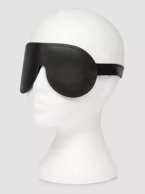 DOMINIX Deluxe Padded Leather Blindfold