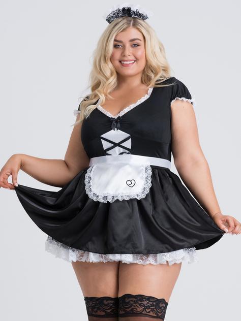Lovehoney Fantasy Plus Size French Maid Luxe Costume