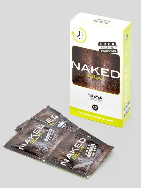 Four Seasons Naked Delay Latex Condoms 54mm (12 Pack)