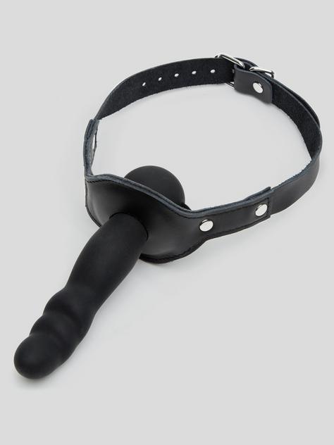 Bondage Boutique Silicone Gag with Dildo 5 Inch.