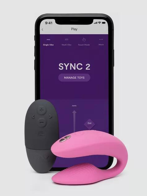 We-Vibe Sync 2 Remote Control and App Rechargeable Couple’s Vibrator