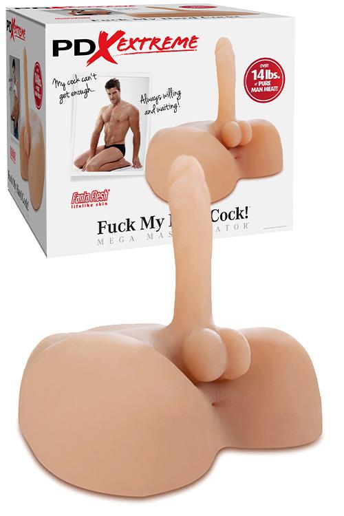 PDX Realistic Male Pelvis Sex Doll & 7″ Dildo