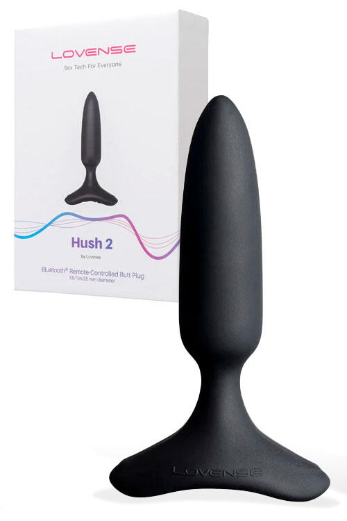 Lovense Hush 2 App Controlled 4.72″ Extra Small Vibrating Butt Plug