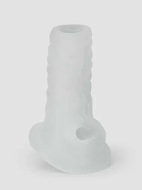Perfect Fit 4 Inch Open Ended Penis Sleeve With Ball Loop