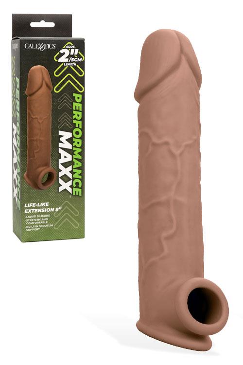 Calexotics Performance Maxx 8″ Life Like Penis Extension Sleeve