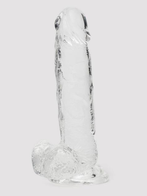 Lovehoney Enjoy Clear Dildo with Balls 8 Inch