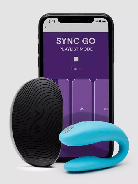 We-Vibe Sync Go App Controlled Rechargeable Clitoral and G-Spot Vibrator