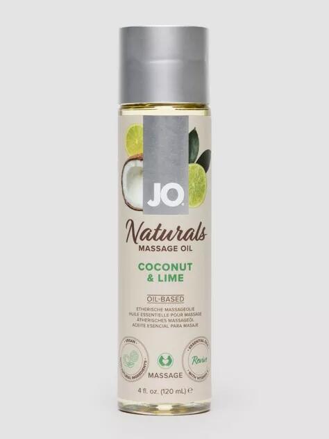 System JO Naturals Coconut and Lime Massage Oil 120ml
