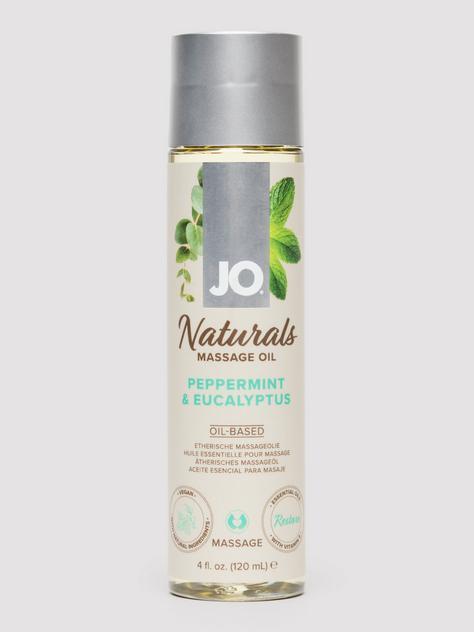 System JO Naturals Peppermint and Eucalyptus Massage Oil 120ml