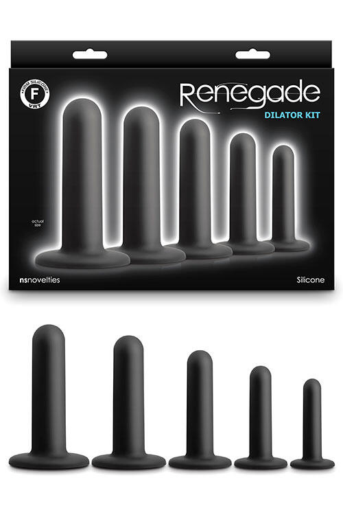 nsnovelties Renegade 5 Piece Silicone Dilator Kit