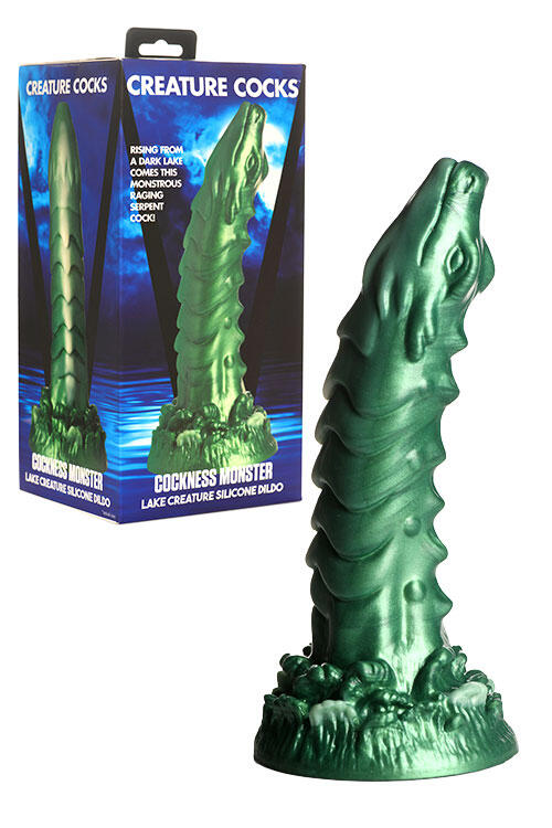 Creature Cocks Cockness Monster 8.1″ Lake Creature Silicone Dildo