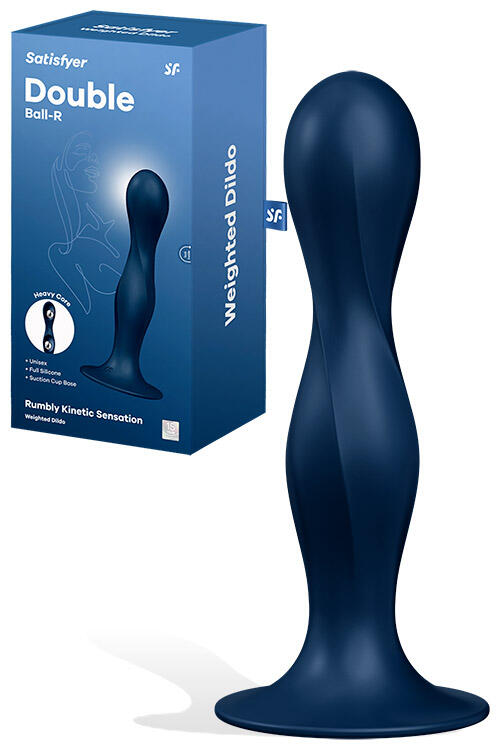 Satisfyer Double BallR 7″ Weighted Dildo