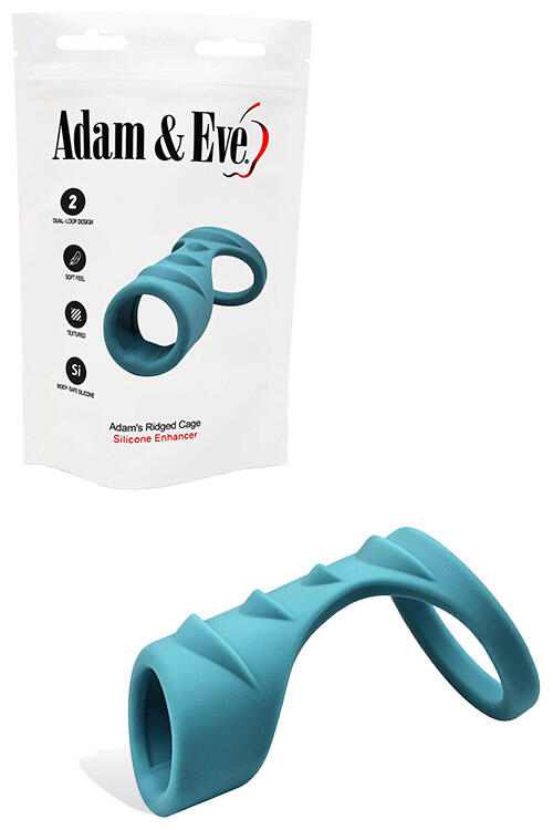 Adam and Eve Adam’s 3.5″ Ridged Cock And Ball Cage
