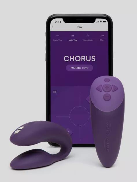 We-Vibe Chorus App and Remote Controlled Rechargeable Couple’s Vibrator