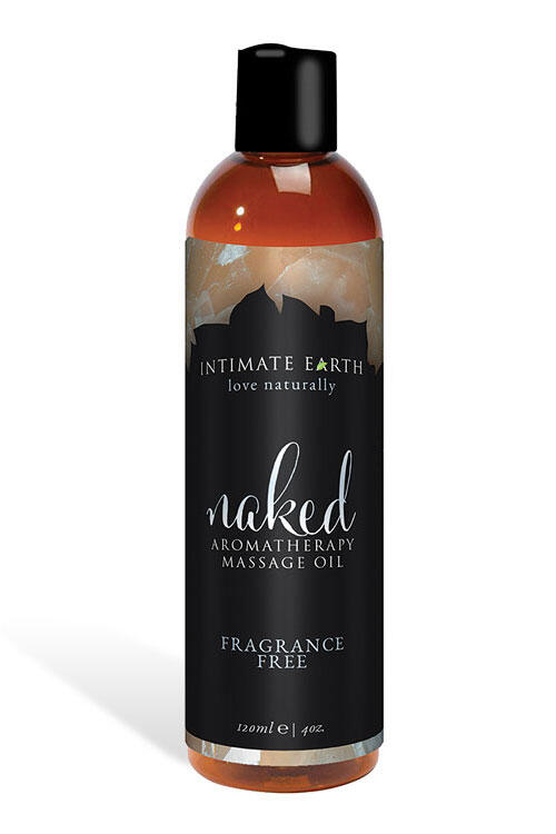 Intimate Earth Aromatherapy Massage Oil Fragrance Free (120ml)