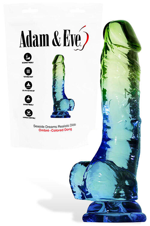 Adam and Eve Sensual Seaside 8.5″ Realistic Dildo
