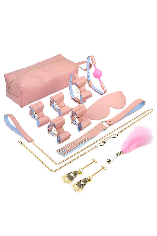 O Products BDSM Bowties 10 Piece Bondage Kit