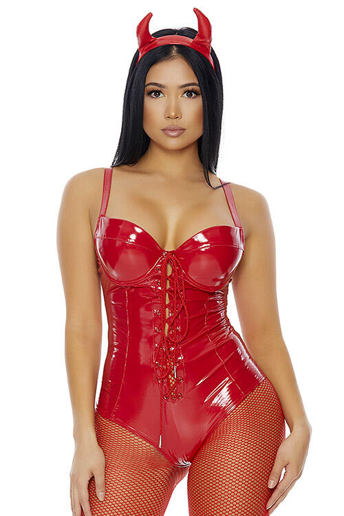 Forplay Hotter Than Hell Two Piece Devil Costume