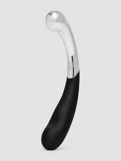 Fifty Shades of Grey Sweet Pressure Dark Steel and Silicone Double-Ended Dildo