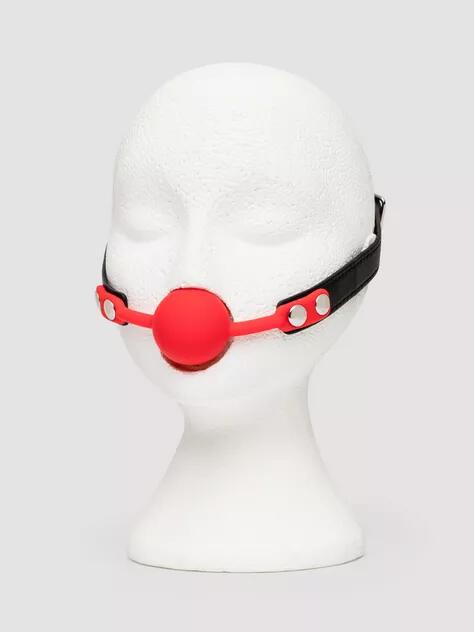 Bad Kitty Silicone and Faux Leather Ball Gag
