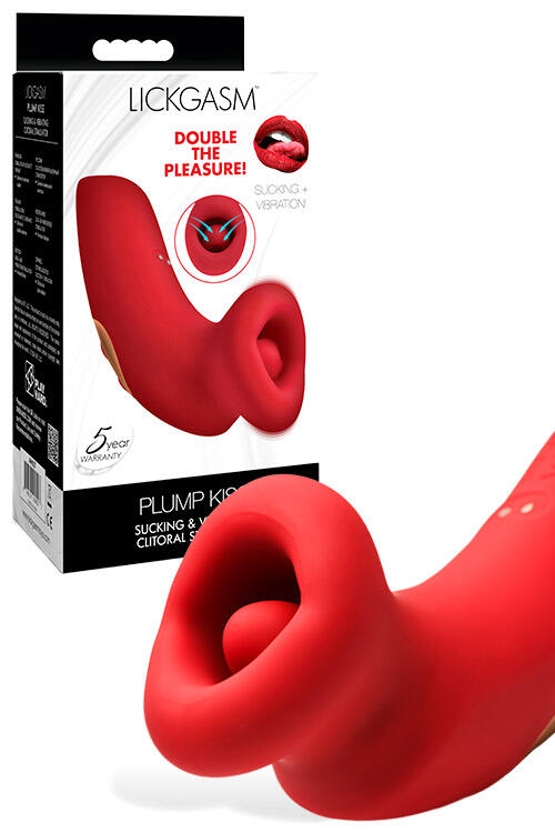 Lickgasm Plump Kiss 5.6″ Sucking & Vibrating Clitoral Stimulator
