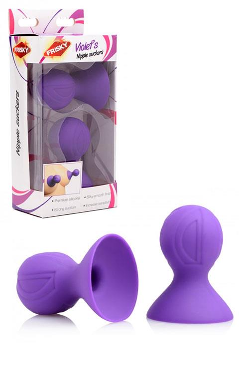 Frisky Textured Silicone Nipple Suckers
