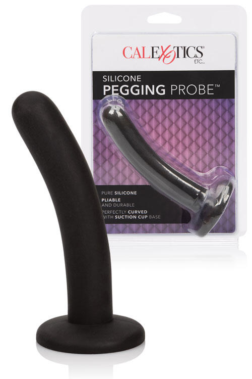 Calexotics Silicone Pegging Probe 5″ Suction Cup Dildo