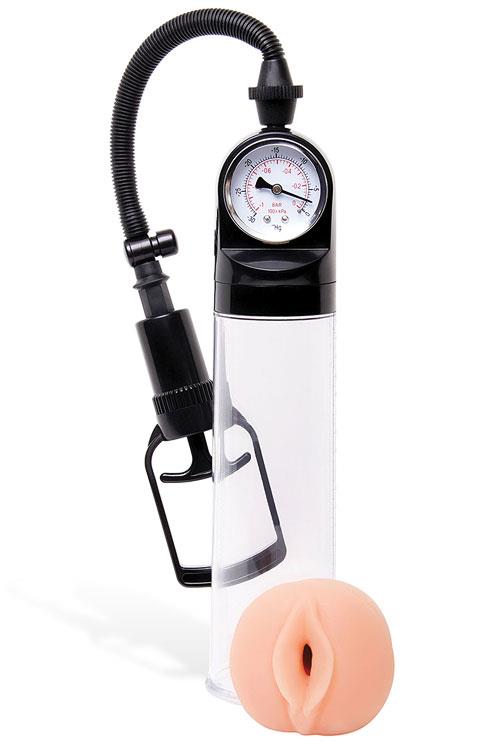 Adam and Eve 11.5″ Realistic Silicone Entry Penis Pump