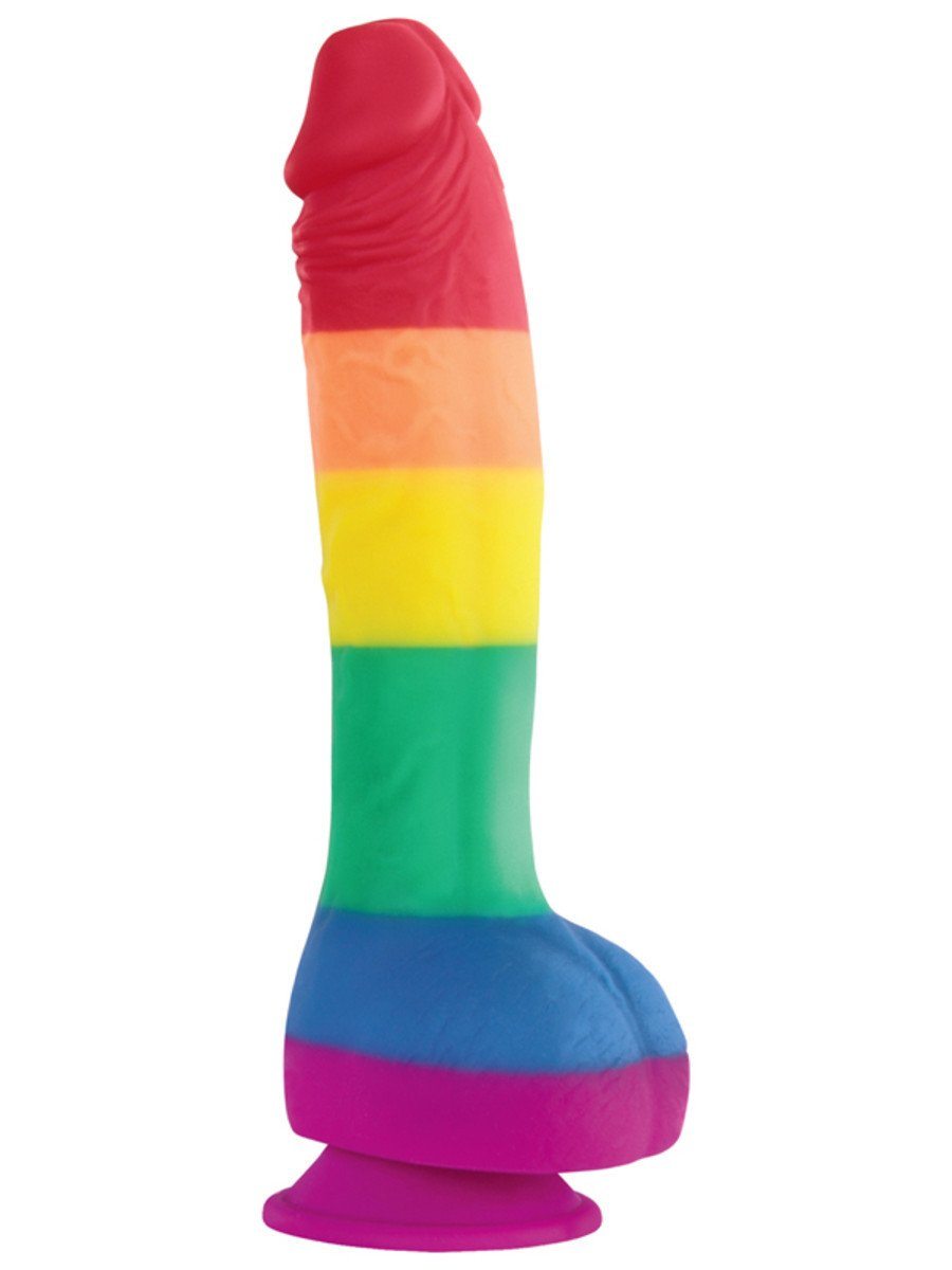 COLOURS Pride Edition 8 in. REALISTIC SILICONE DILDO