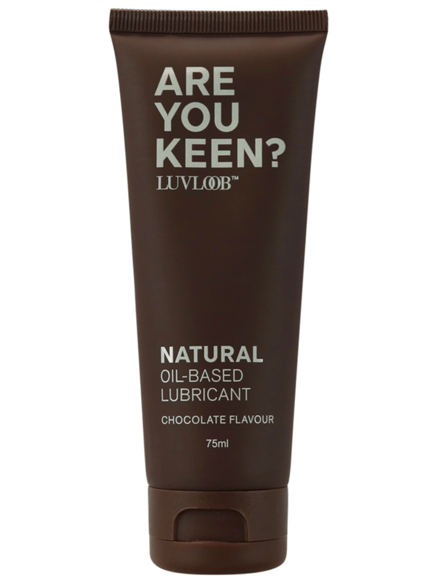 LUVLOOB Are You Keen - Chocolate Natural OIL-BASED FLAVOURED LUBRICANT