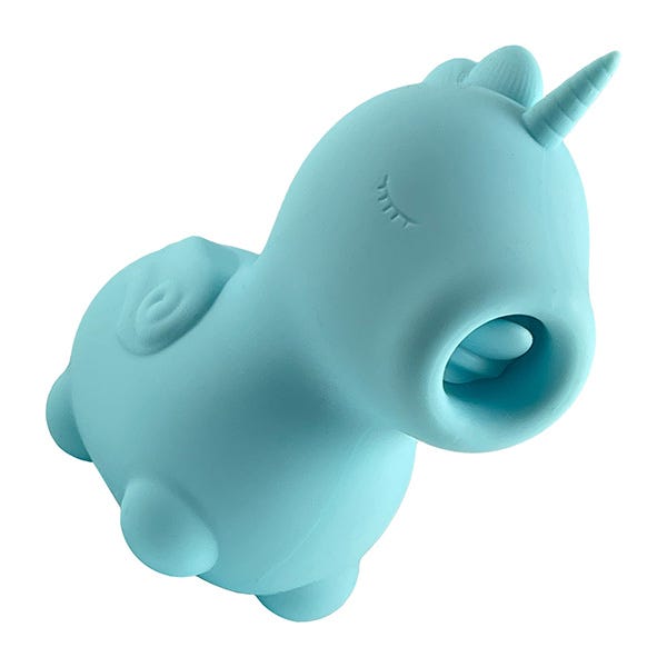 Creative Conceptions Unihorn Mount 'n Peak Twirling Clitoral Unicorn Vibrator