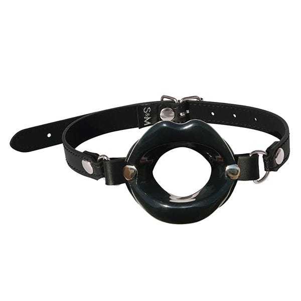 S&M Silicone Lips Open Gag