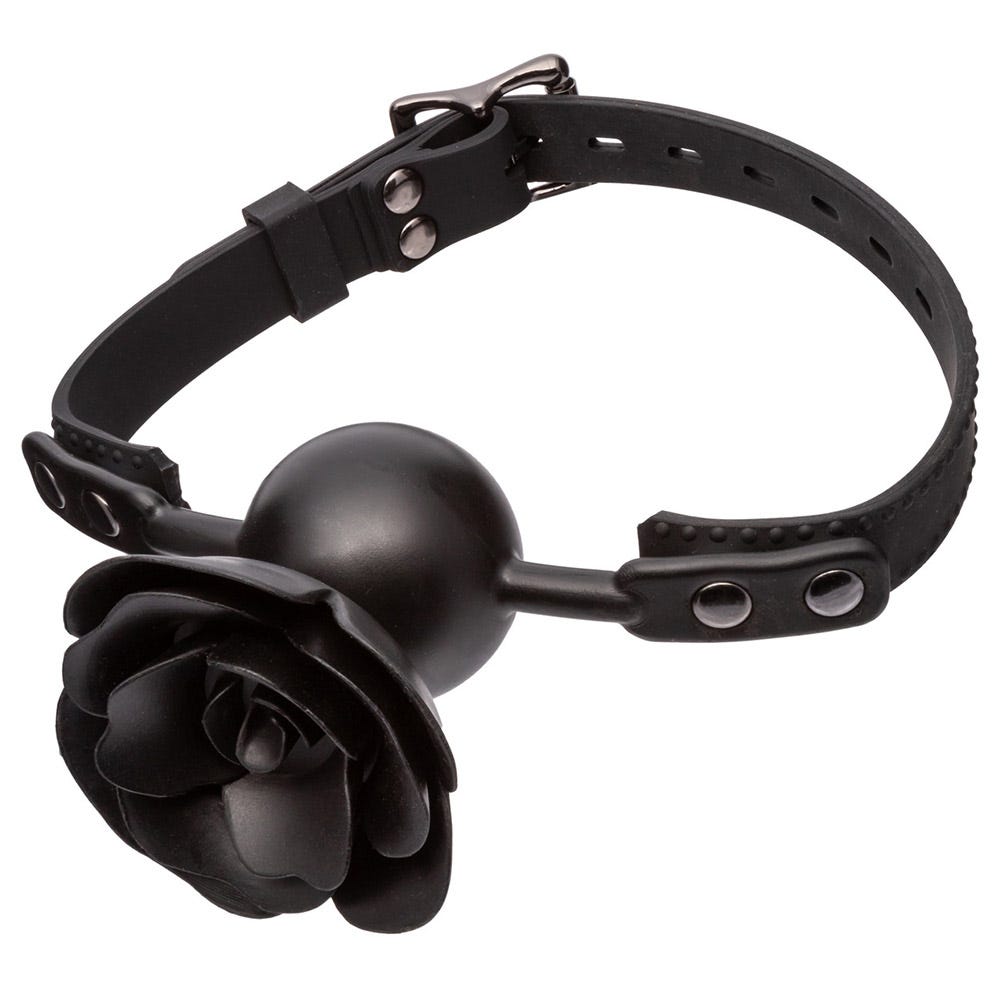 CalExotics Forbidden Removable Rose Gag