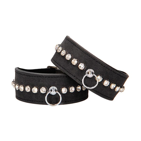 Ouch! Diamond Studded Ankle Cuffs