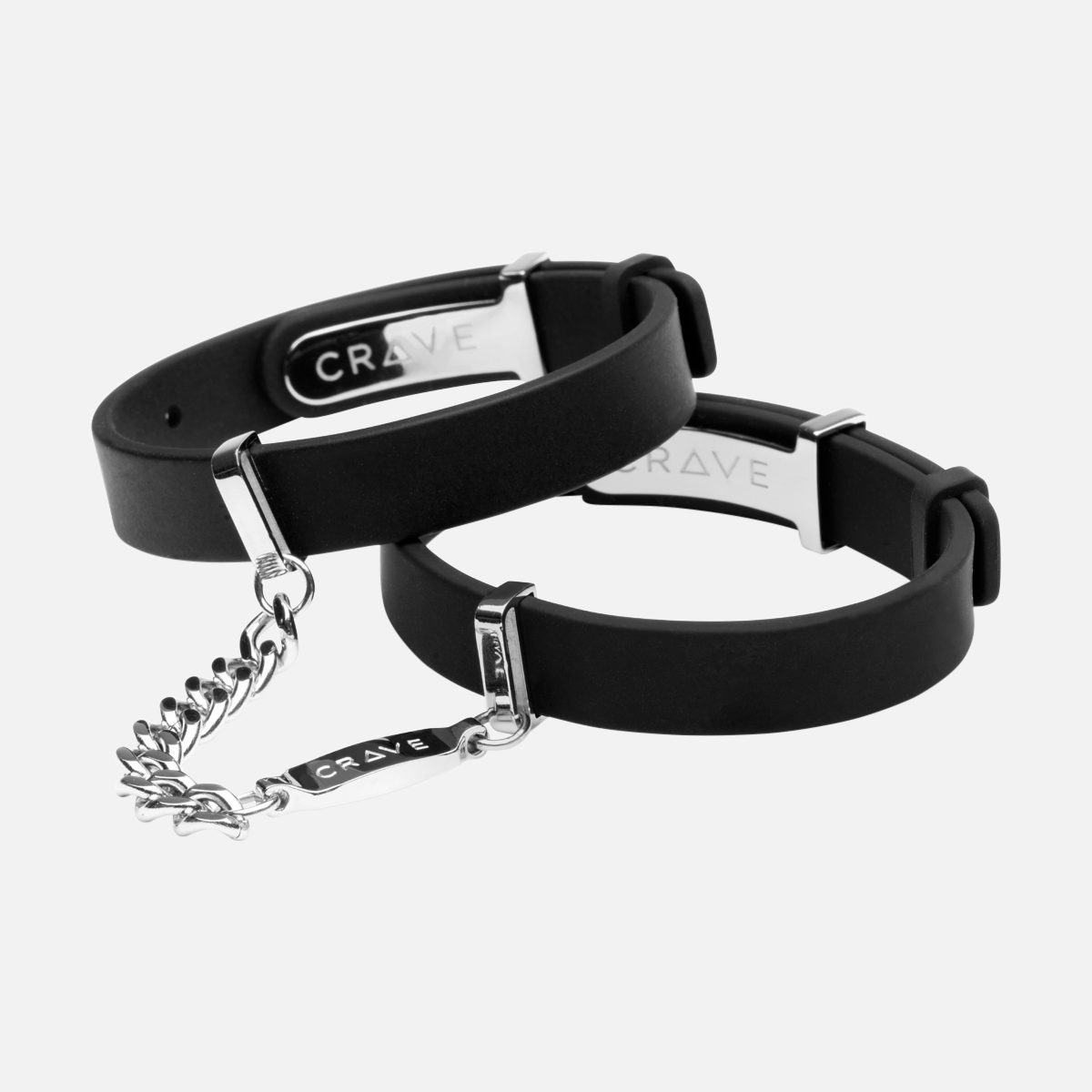 ID Handcuffs - Black & Silver
