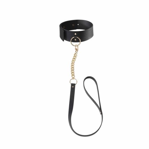 Bijoux Indiscrets Maze Wide Choker with Leash