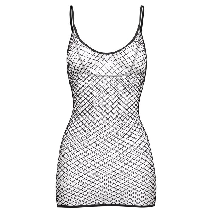 Lovehoney Fishnet Mini Dress - One size - Black