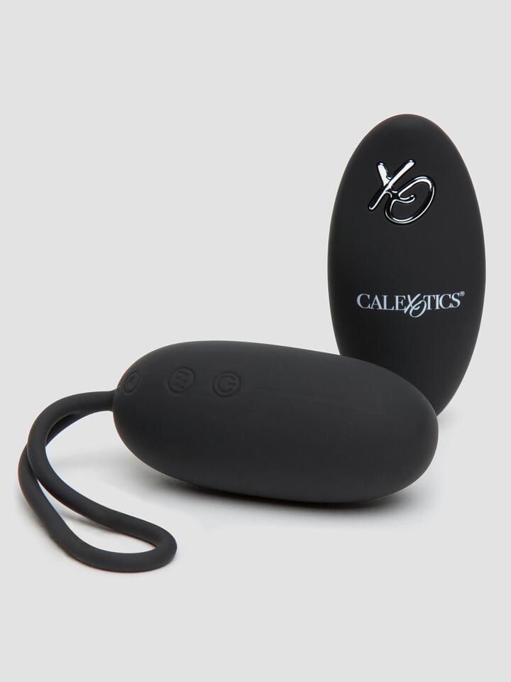 12 Function Remote Control Rechargeable Wearable Love Egg Vibrator - Black