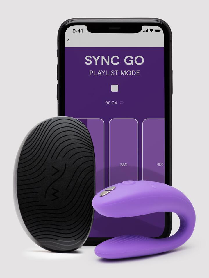 We-Vibe Sync Go App Controlled Rechargeable Clitoral and G-Spot Vibrator - Purple