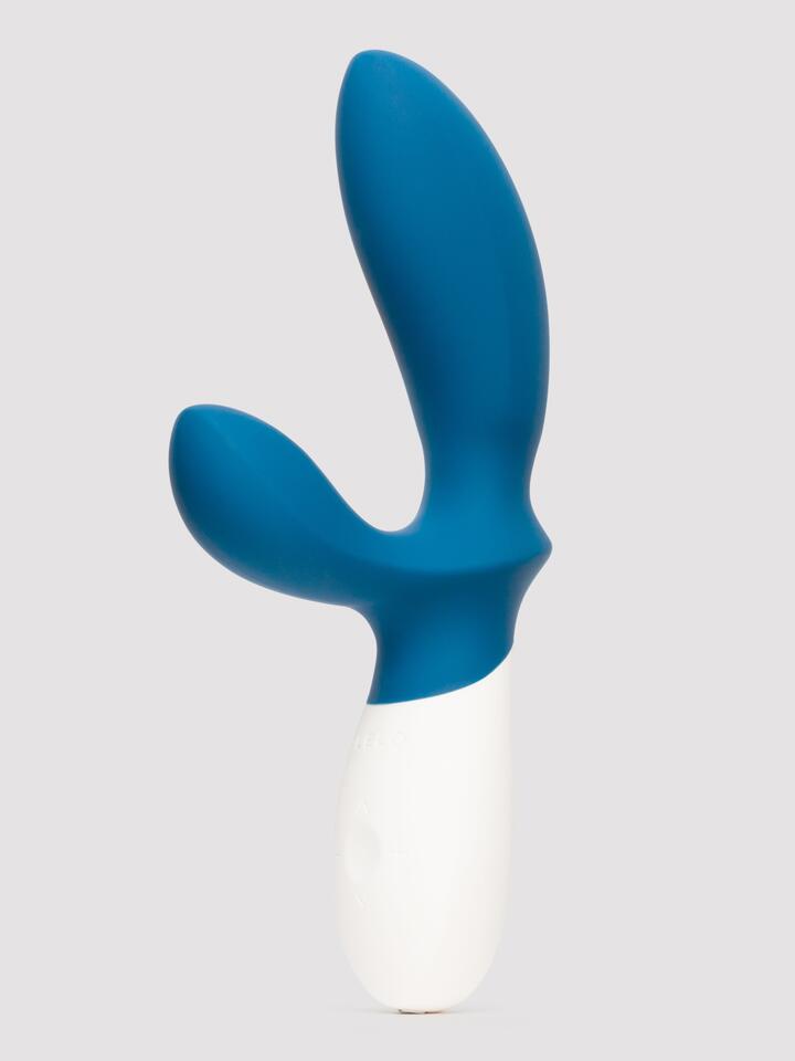 Lelo Loki Wave 2 Rechargeable Rotating and Vibrating Prostate Massager - Blue