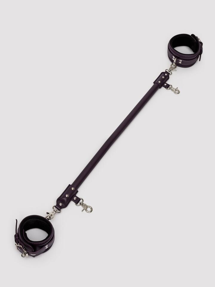 Fifty Shades of Grey Spreader Bar with Ankle Cuffs - Black
