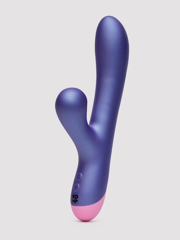 ROMP Pulse Rechargeable Rabbit Vibrator with Clitoral Suction - Pink