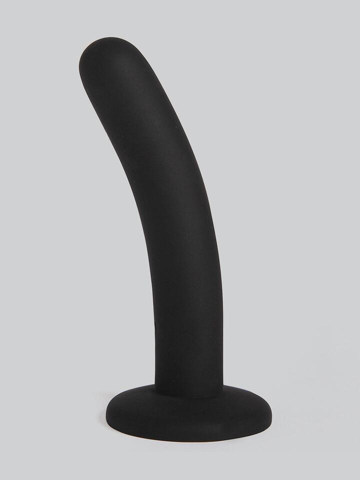 Lovehoney Slimline Silicone Suction Cup Dildo 5 Inch - Black