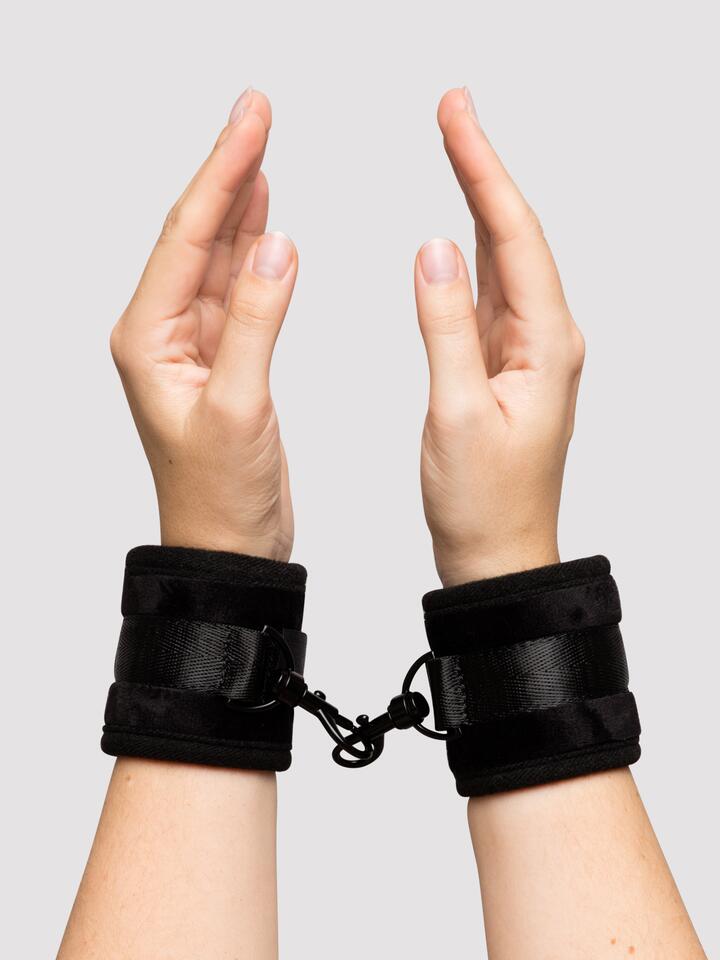 Bondage Boutique Soft Handcuffs - Black